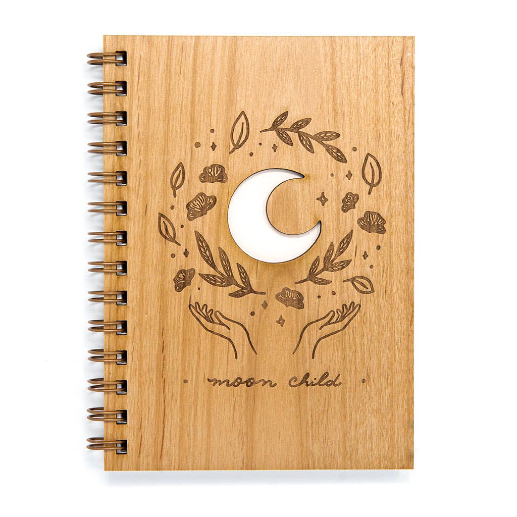 Moon Child Wood Journal