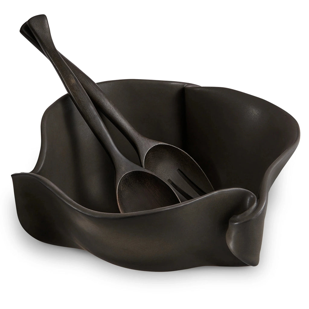 Large Curly Bowl - Black