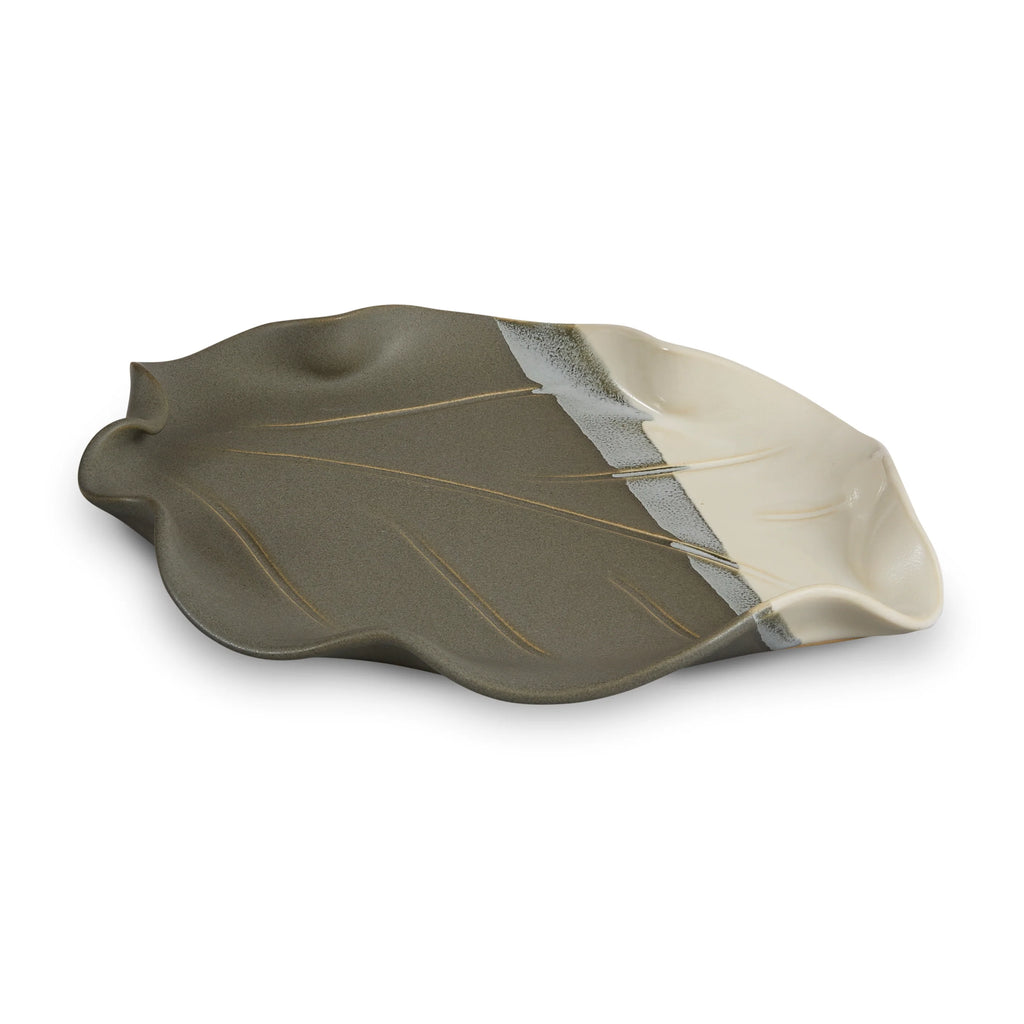 Snack Dish - Grey and White