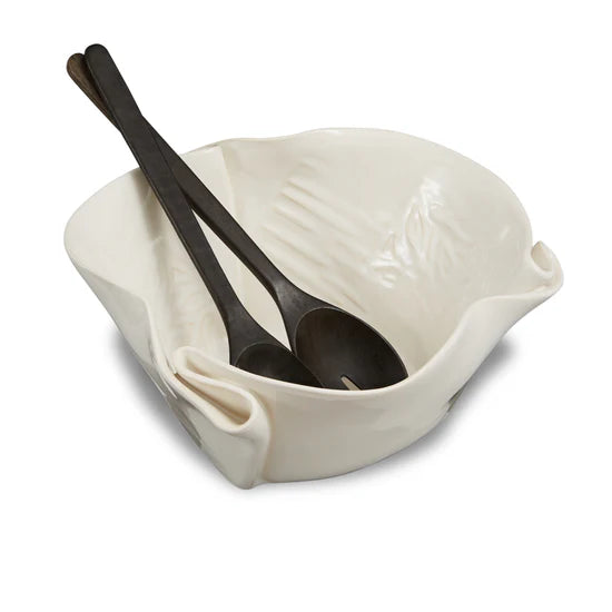 Funky Serving Bowl - White