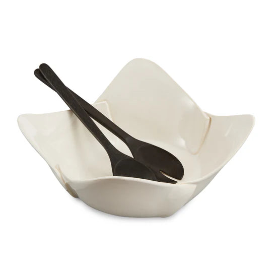 Square Bowl - White