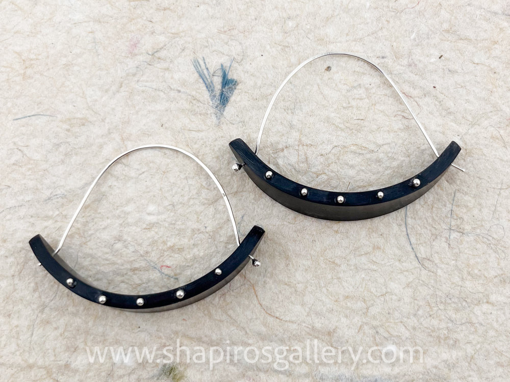 Swoop and Dots Earrings