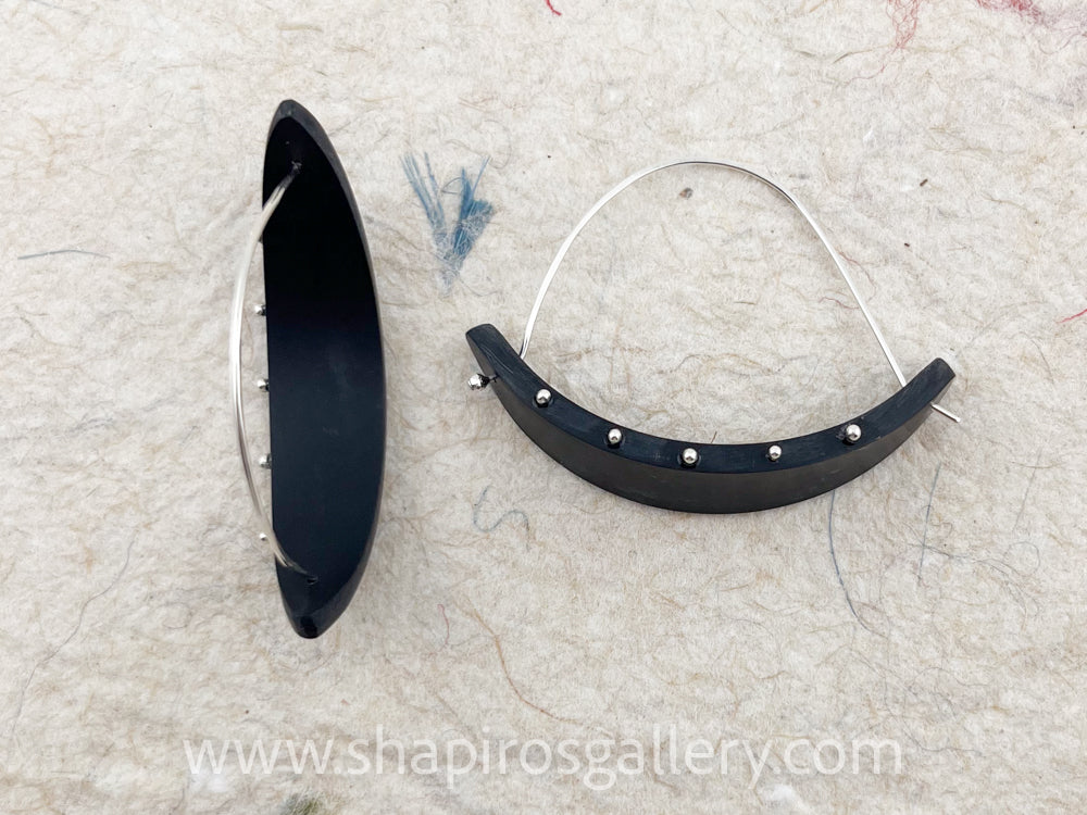 Swoop and Dots Earrings