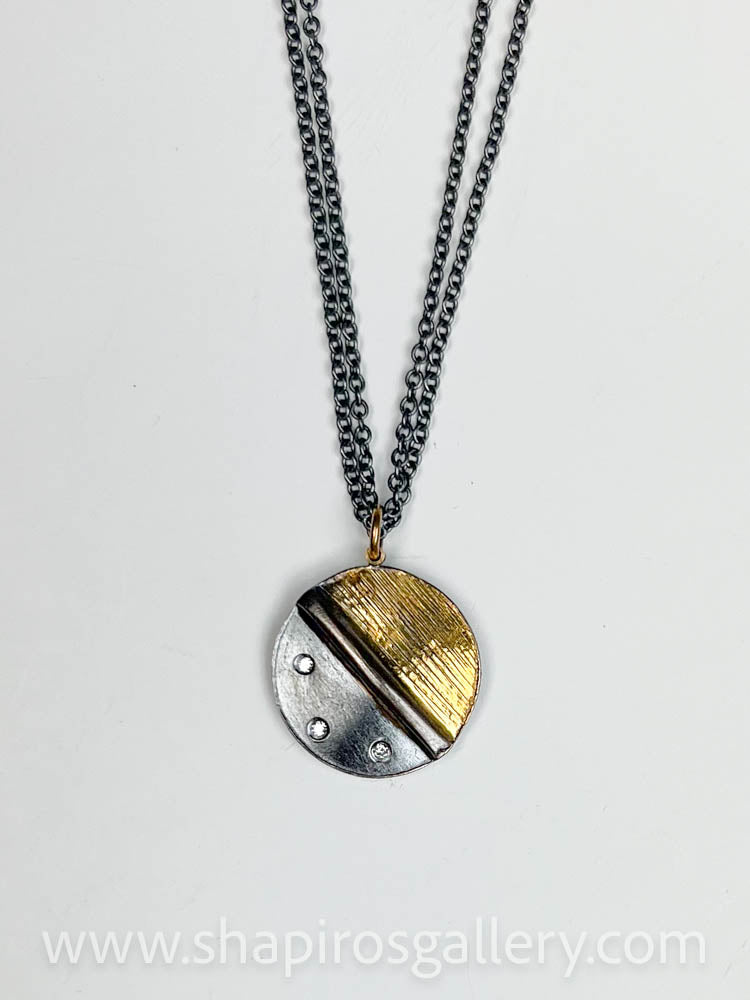Domed Disk Necklace