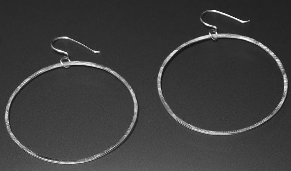 Large Hammered Hoops