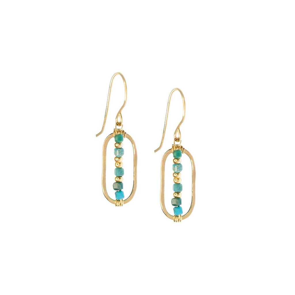 Turquoise Sunshine Earrings