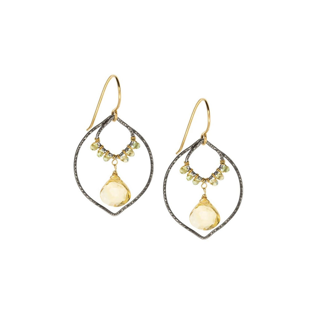 Citrine Vine Earrings