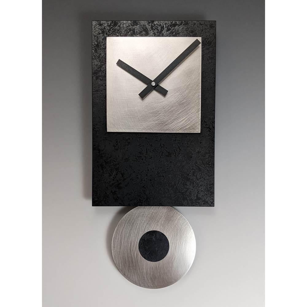 Black Tie Pendulum Clock with Steel