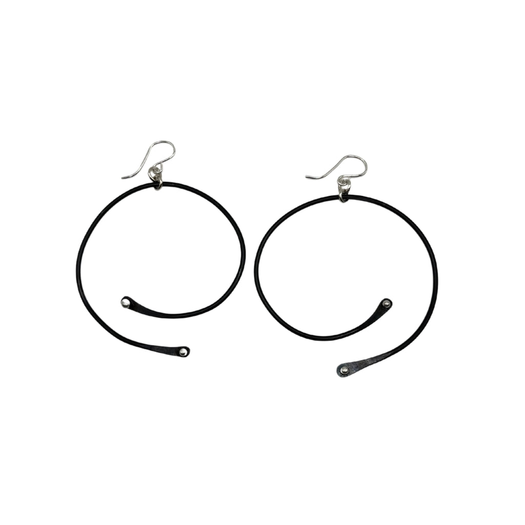 "Almost" Large Hoop Earrings