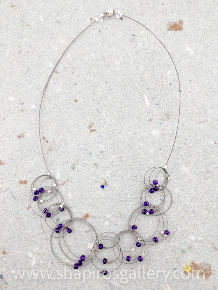 Vertigo Necklace - Amethyst