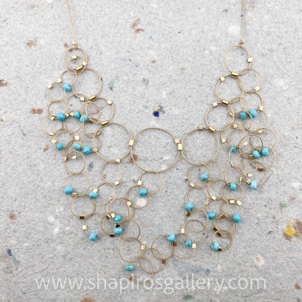 Waterfall Necklace - Turquoise