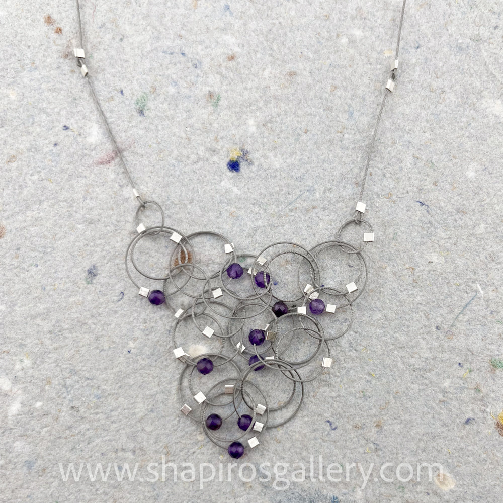 Solar Necklace - Amethyst