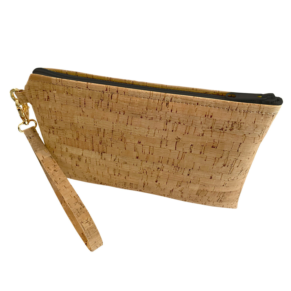 Simple Wristlet - Black Zipper