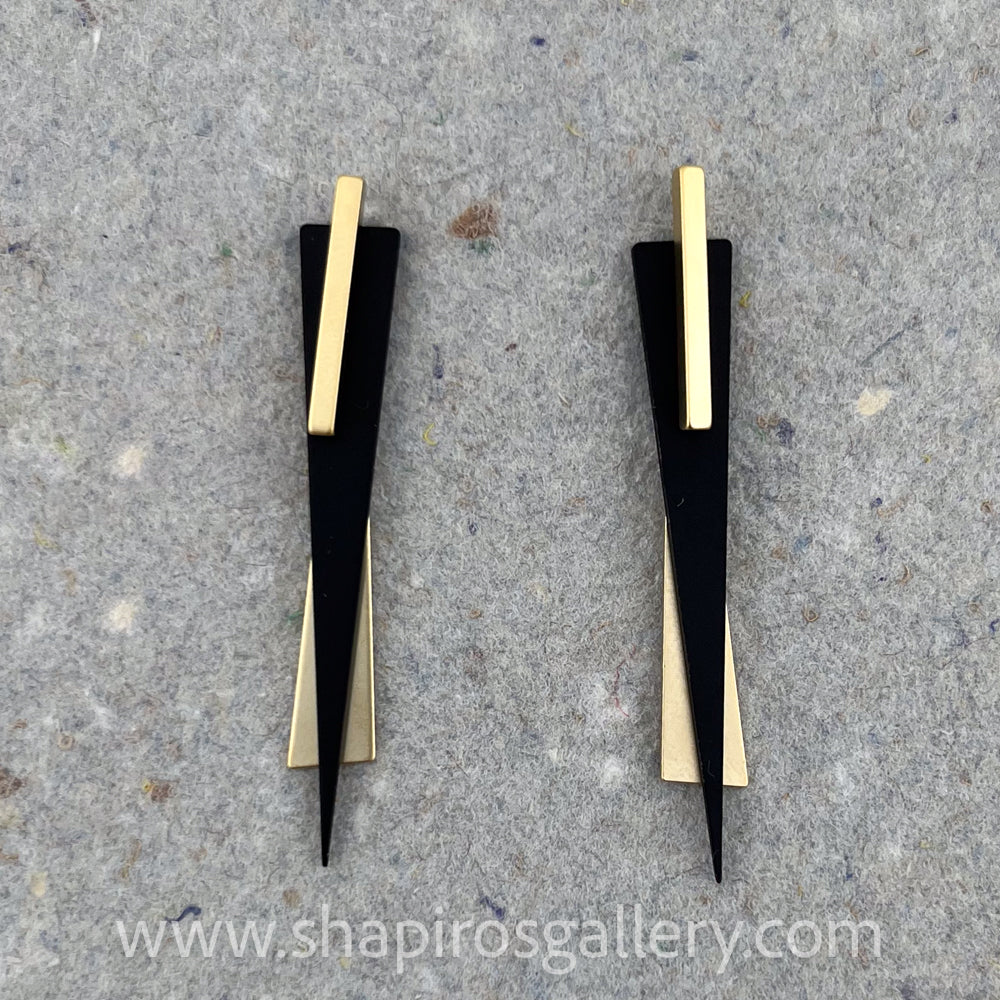 Trio Double Ear Jackets - Black and Gold