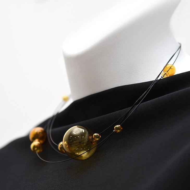 Cumulus Necklace Amber