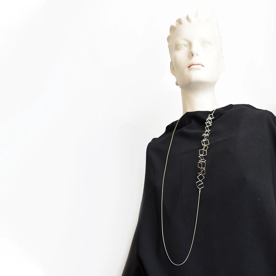 Maze Necklace - gold