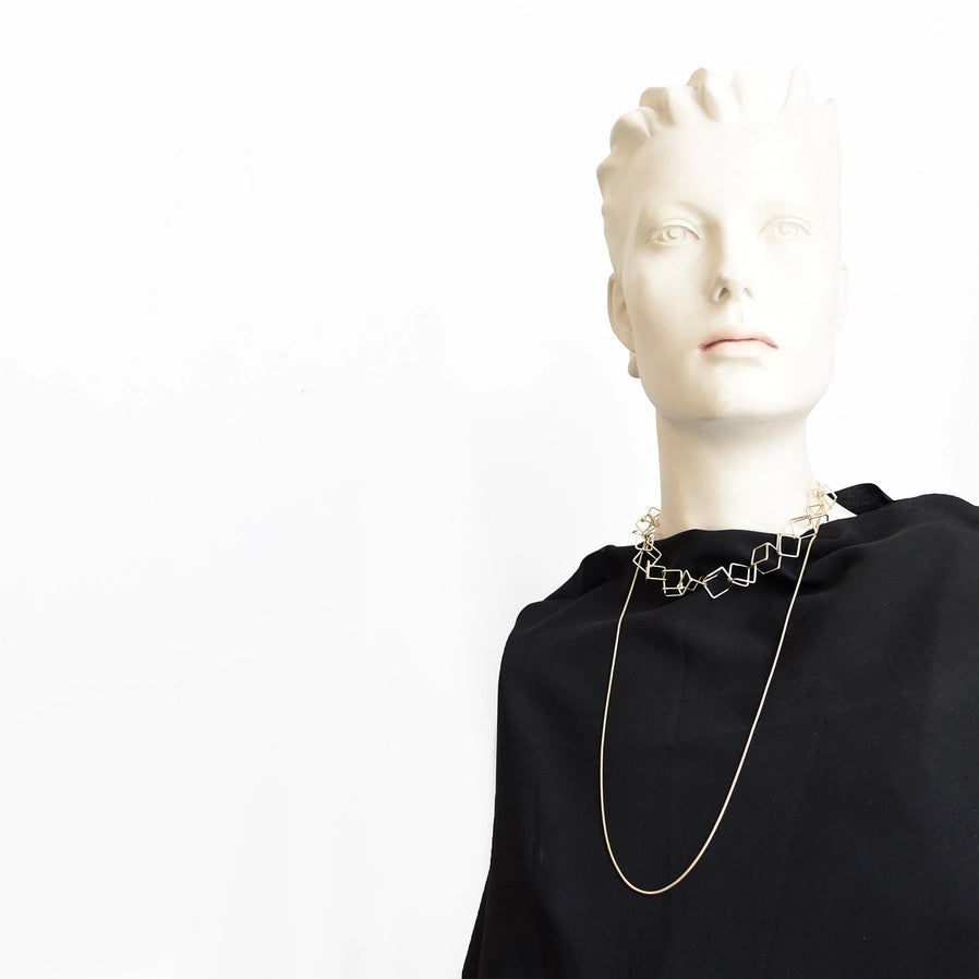 Maze Necklace - gold