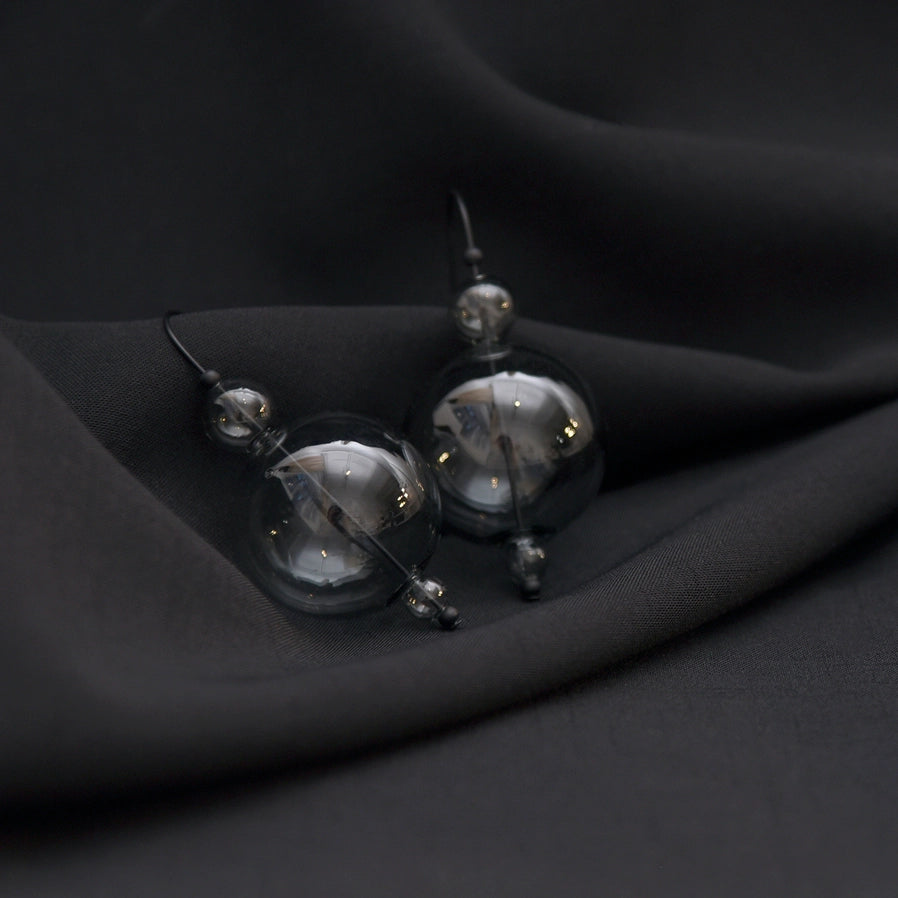 Scoop Earrings Grey