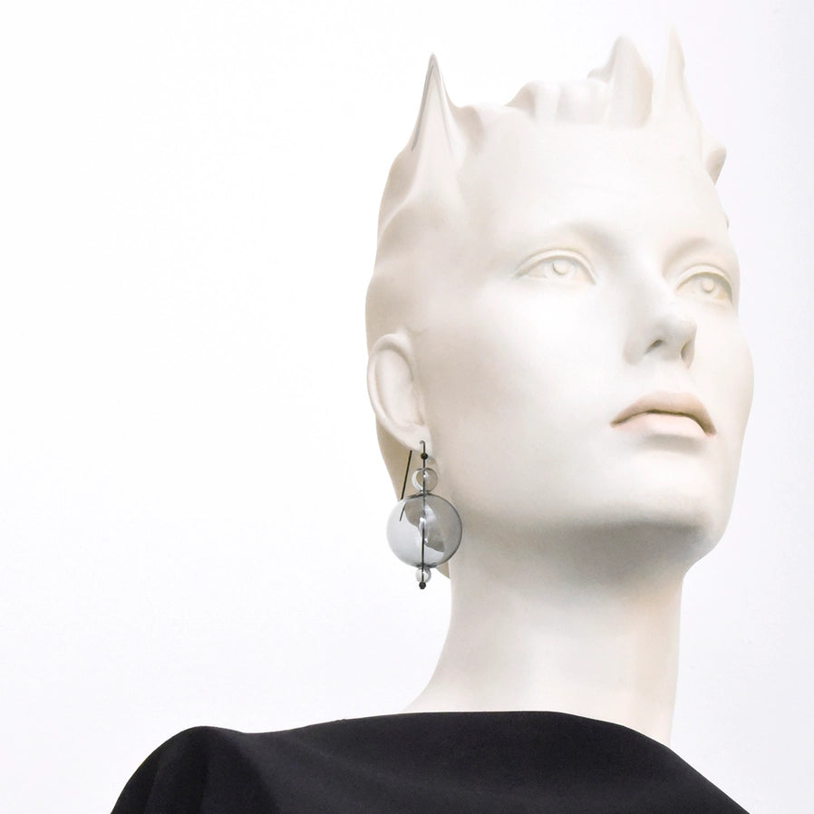 Scoop Earrings Grey