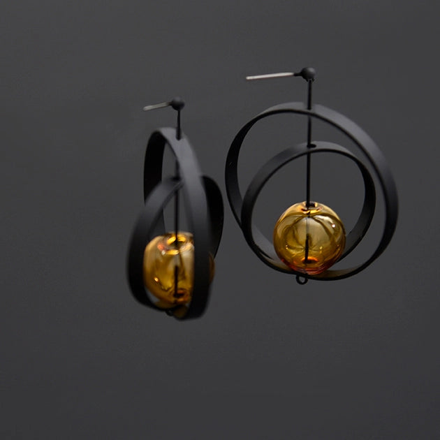 Eris Earrings Amber