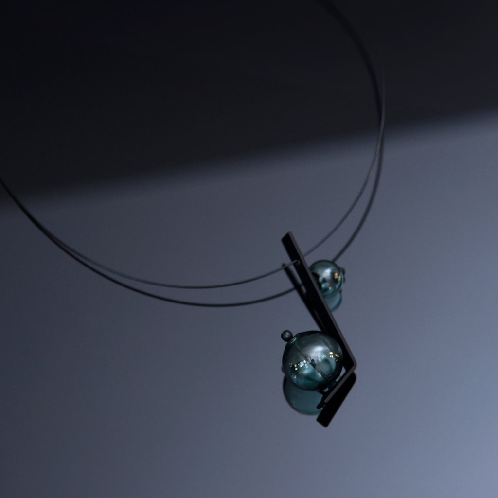 Luca Necklace Aqua
