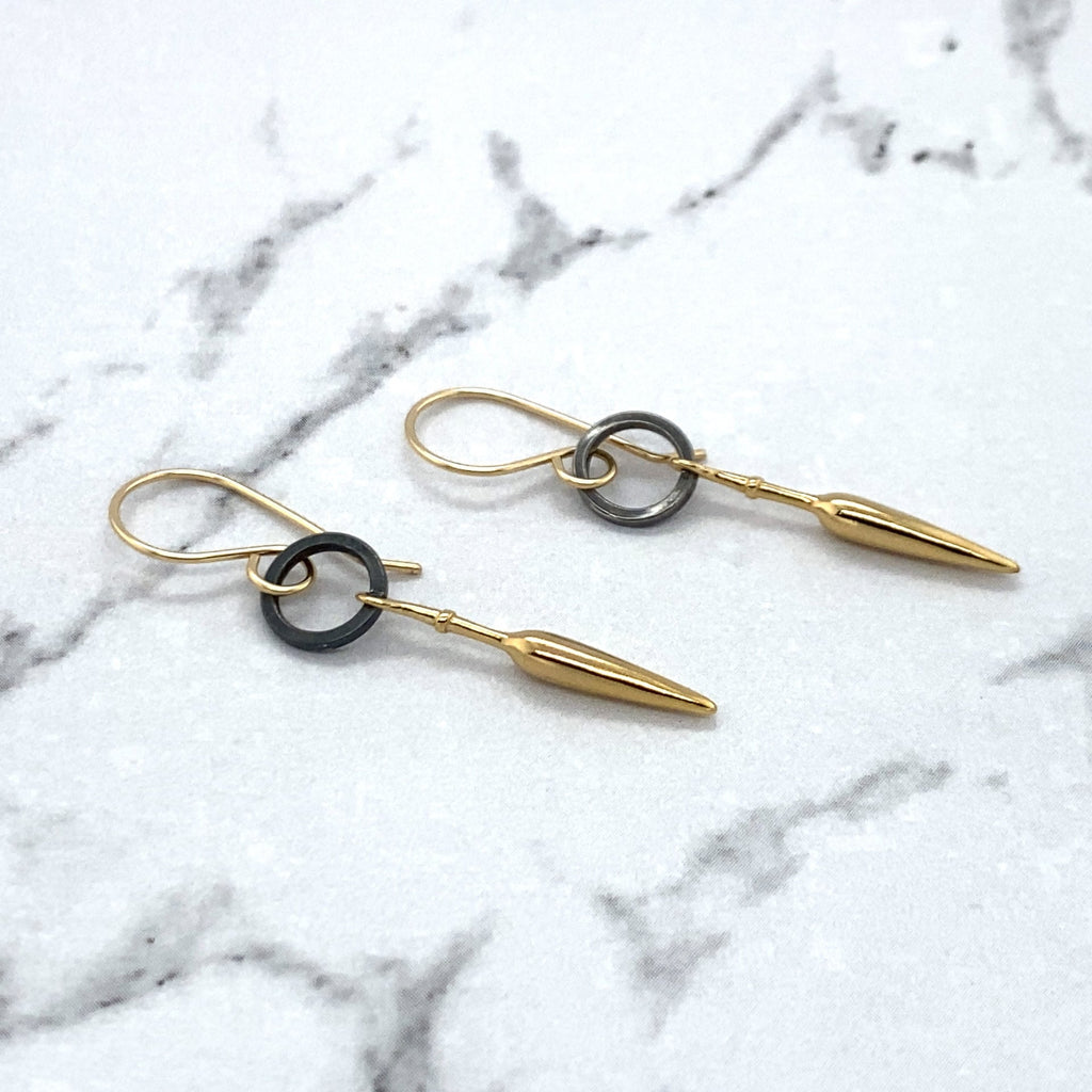 Simple Spike Earrings