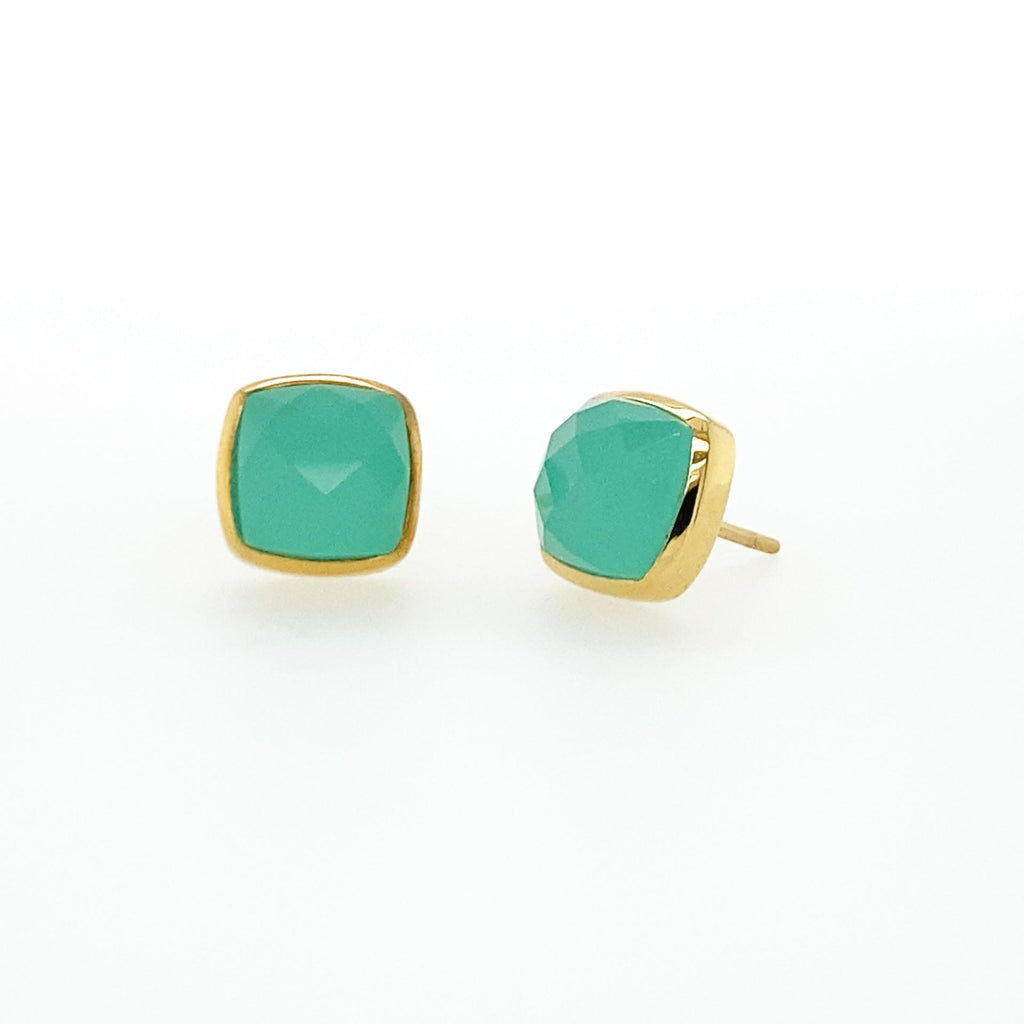 Chalcedony Studs