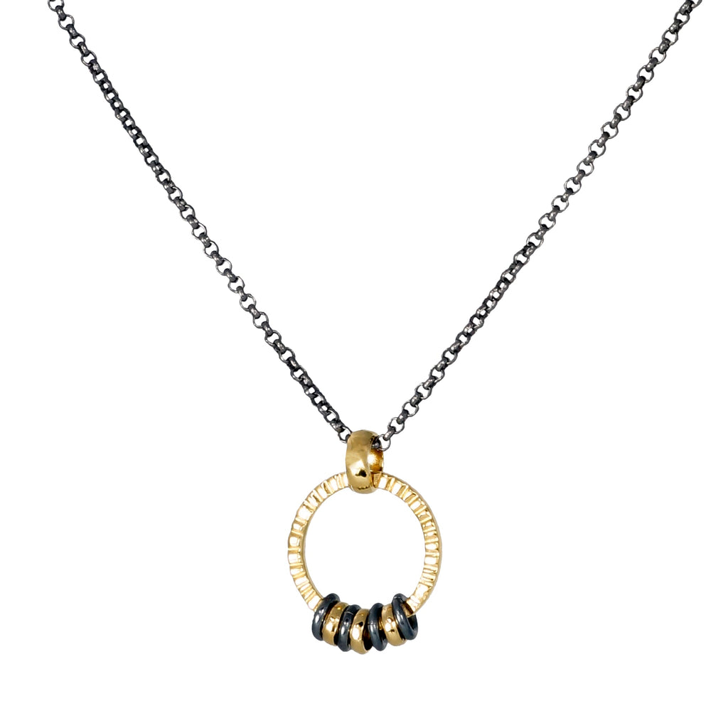 Circle of Life Gold Necklace Small