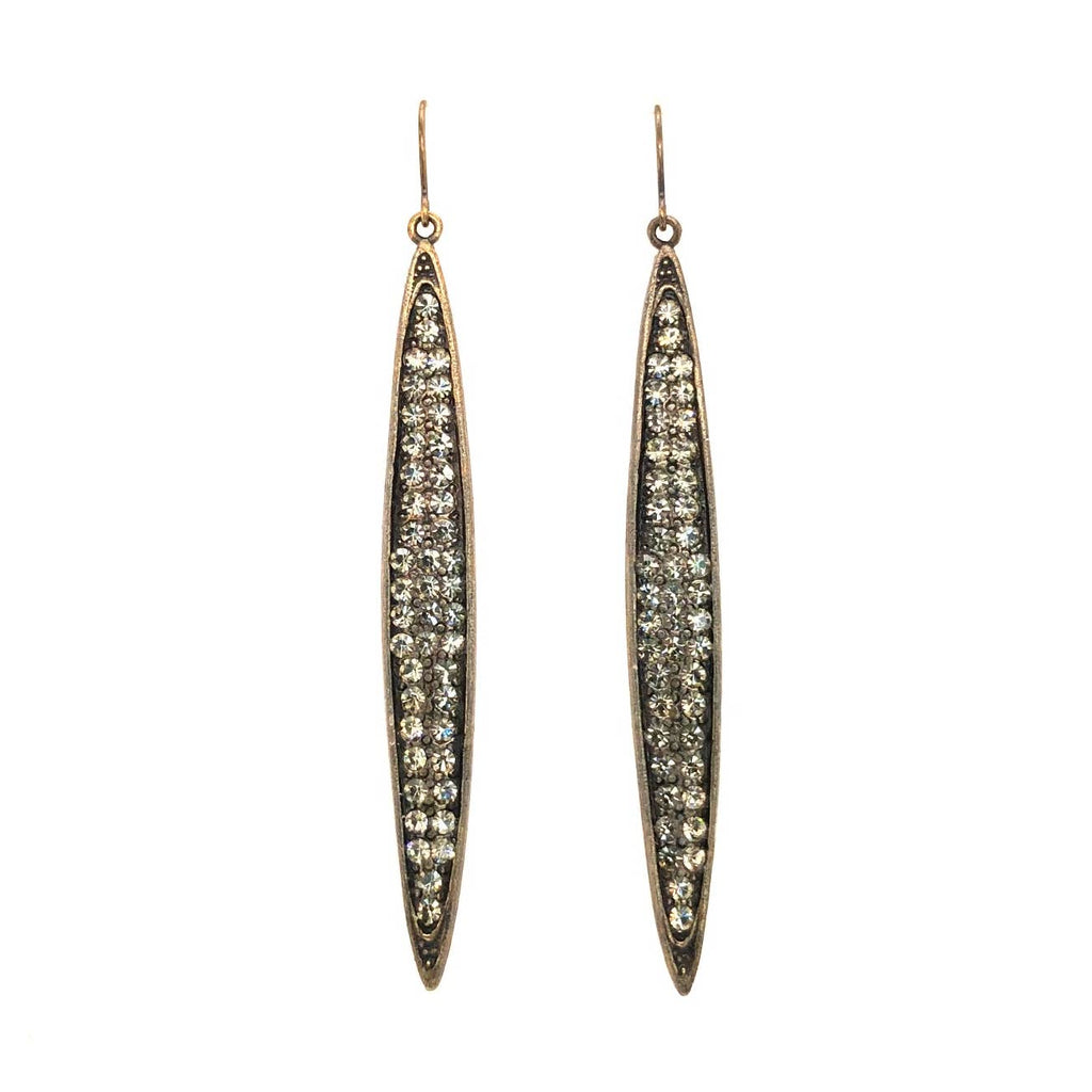 Elongated Leaf Earrings