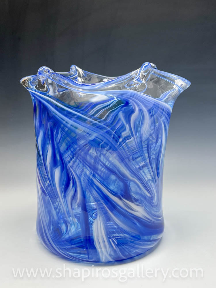 Blown Glass Ice Bucket