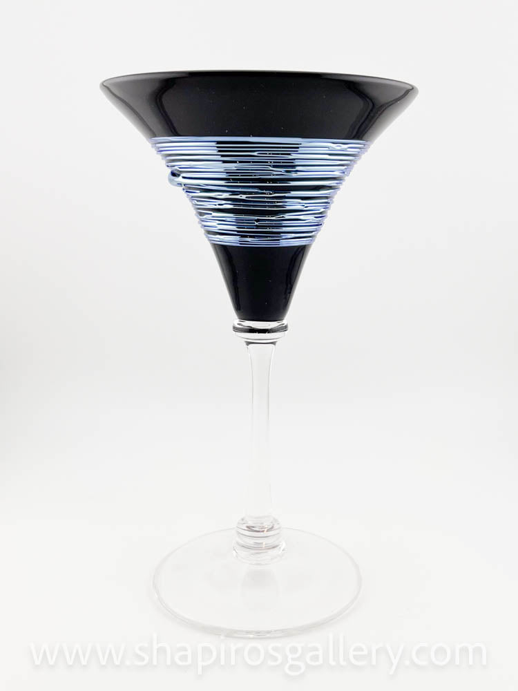 Silverspun Martini Glass Black