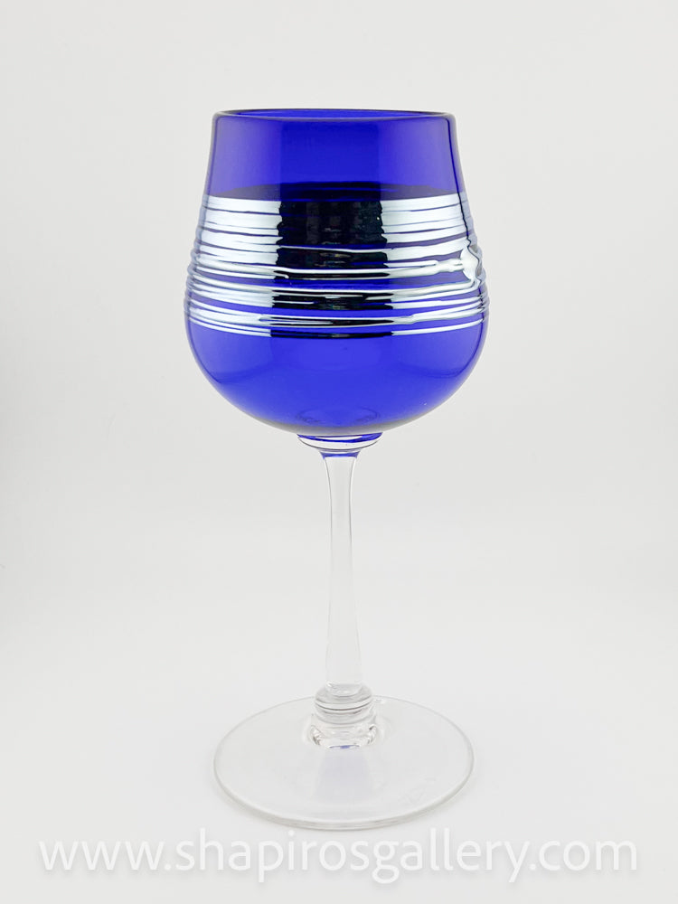 Silverspun Cobalt Wine Glass
