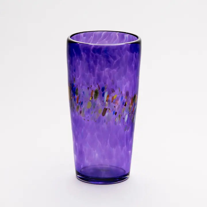 Handblown Pint Glass - Purple
