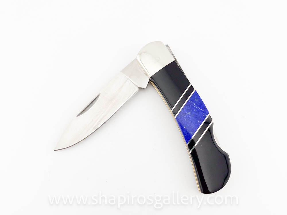 3" Lockback Knife - Lapis