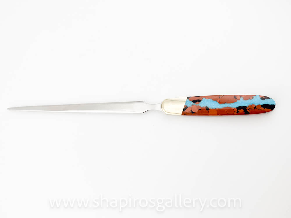 Letter Opener - Vein Turquoise