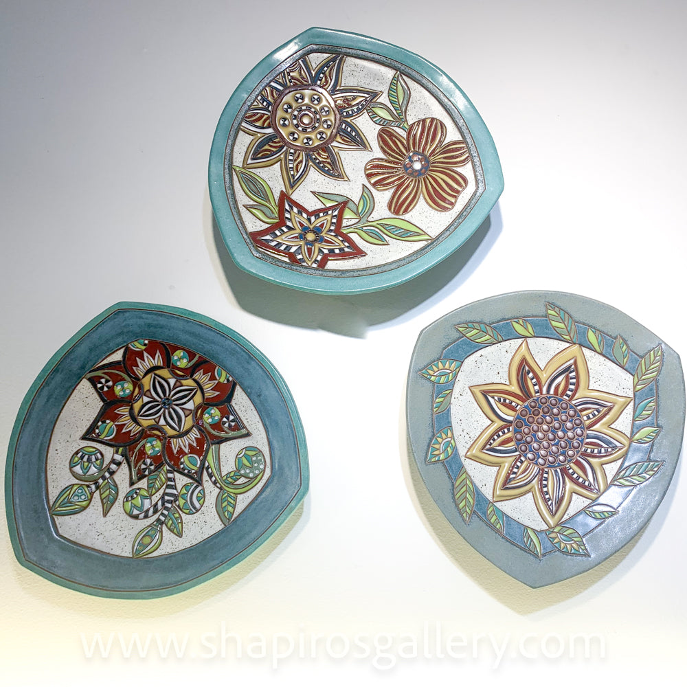 Flower Wall Plates