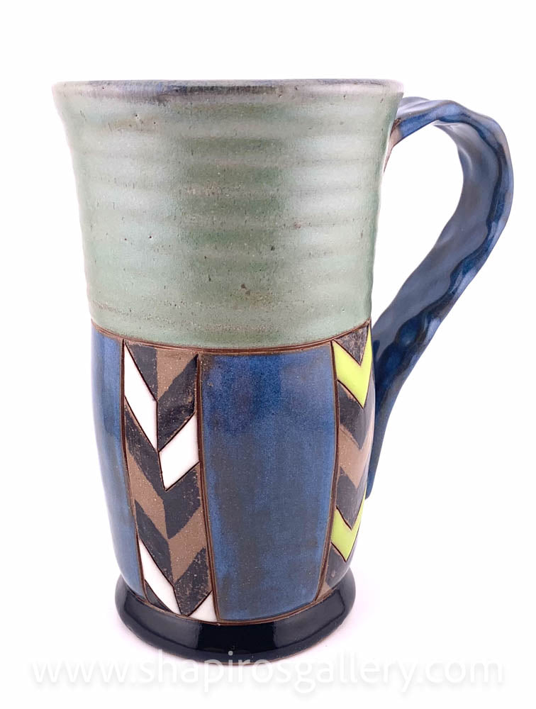 Wood Travel Mug with Long Handle – SHAPIRO'S Gallery