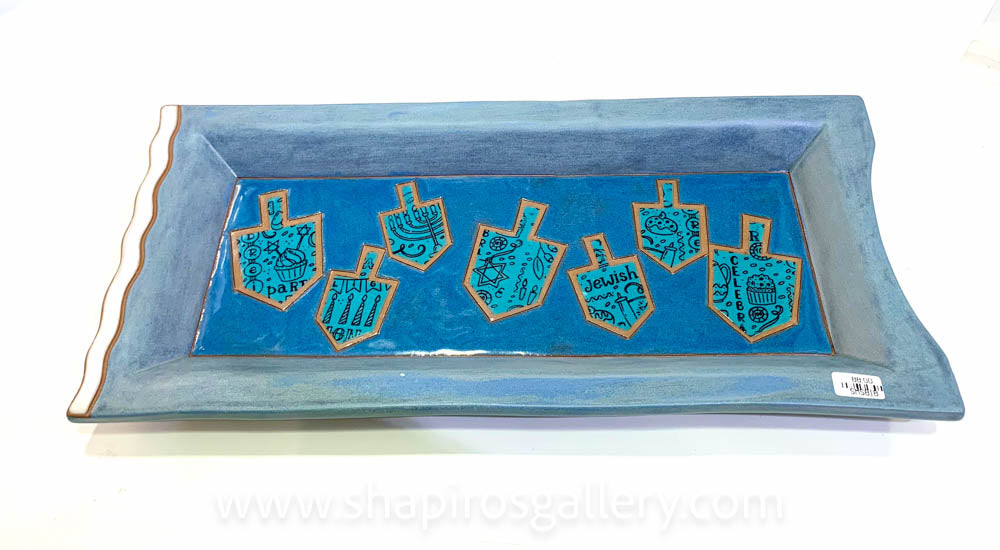 Rectangular Dreidel Platter