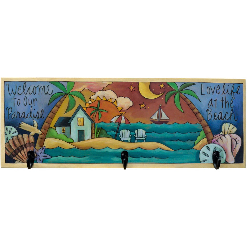 "Toes in the Water" 2ft Coat Rack