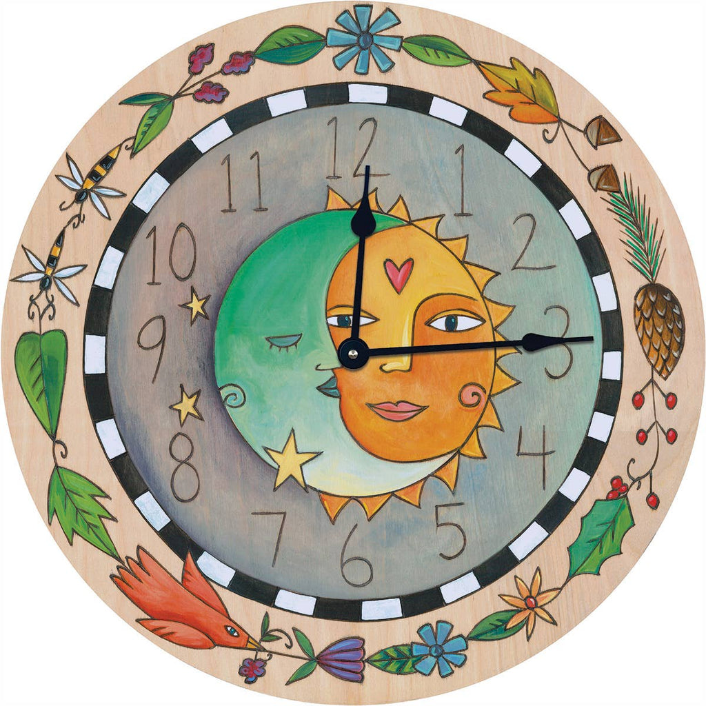 "Day To Night" Circle Wall Clock
