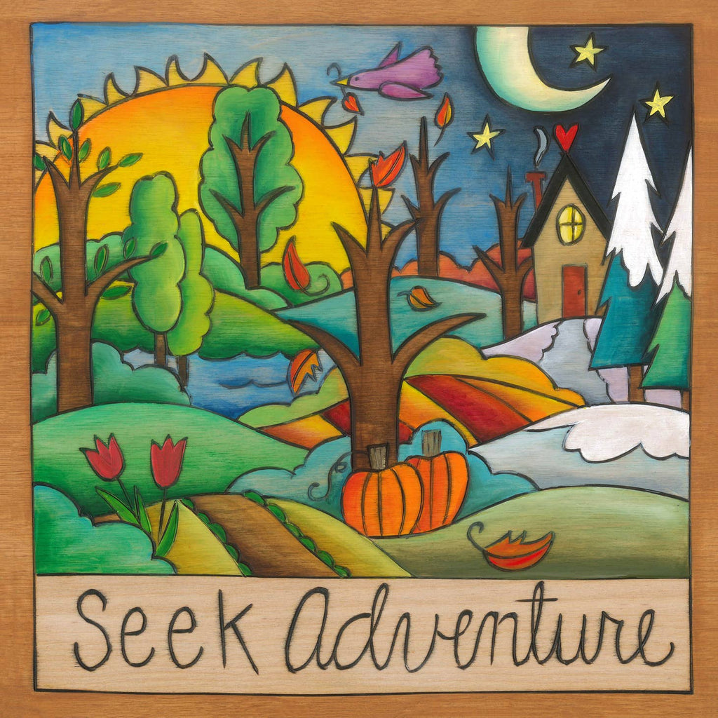 'Seek Adventure' Wall Plaque