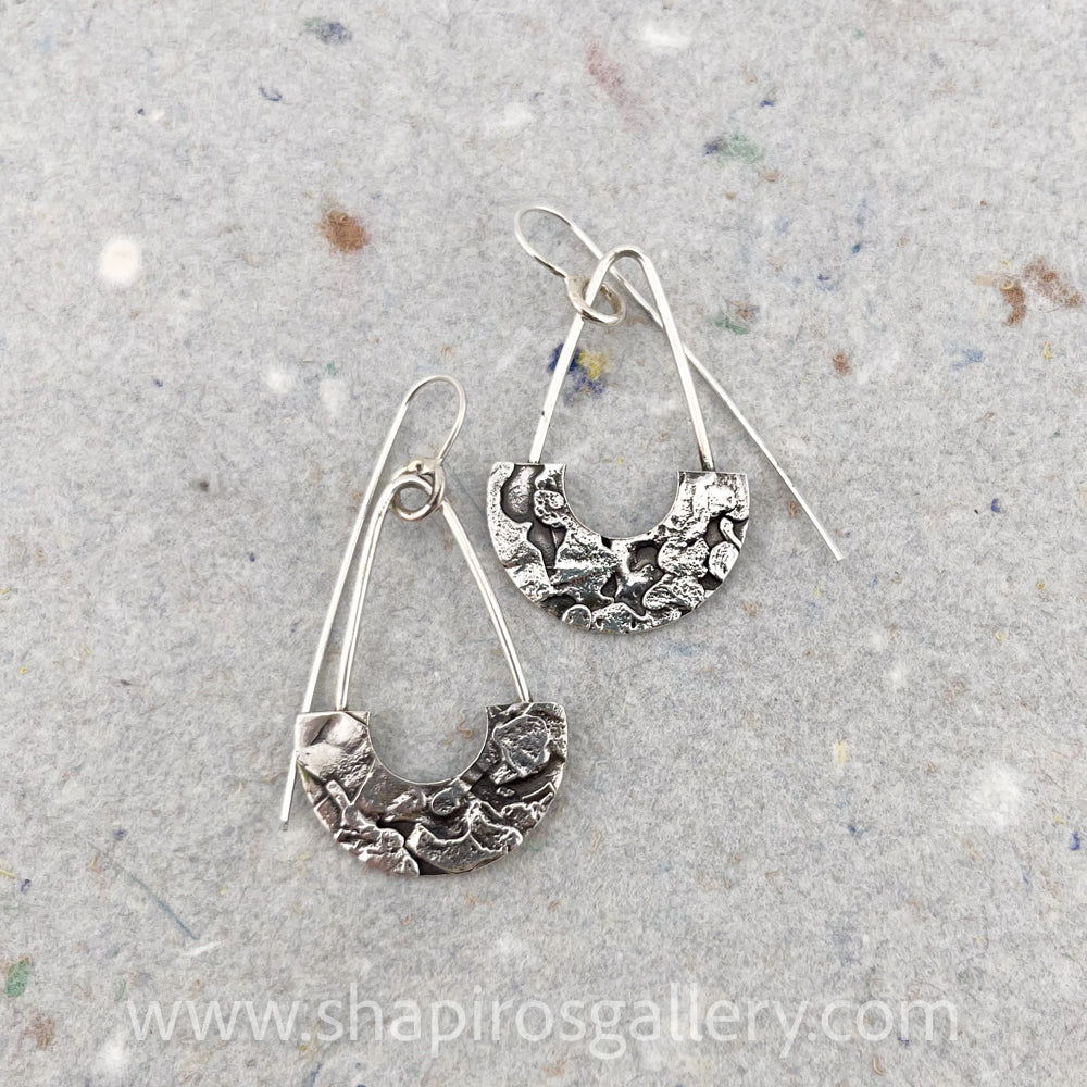 Fused Textured Earrings