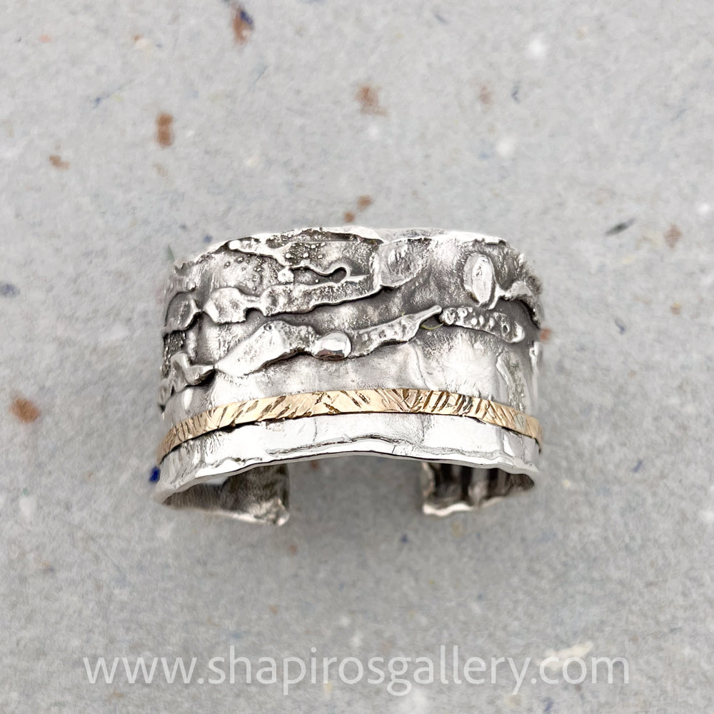 Reticulated Cuff Bracelet