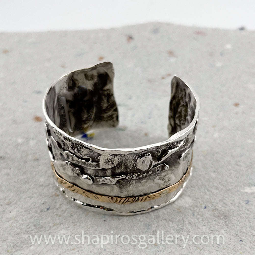 Reticulated Cuff Bracelet