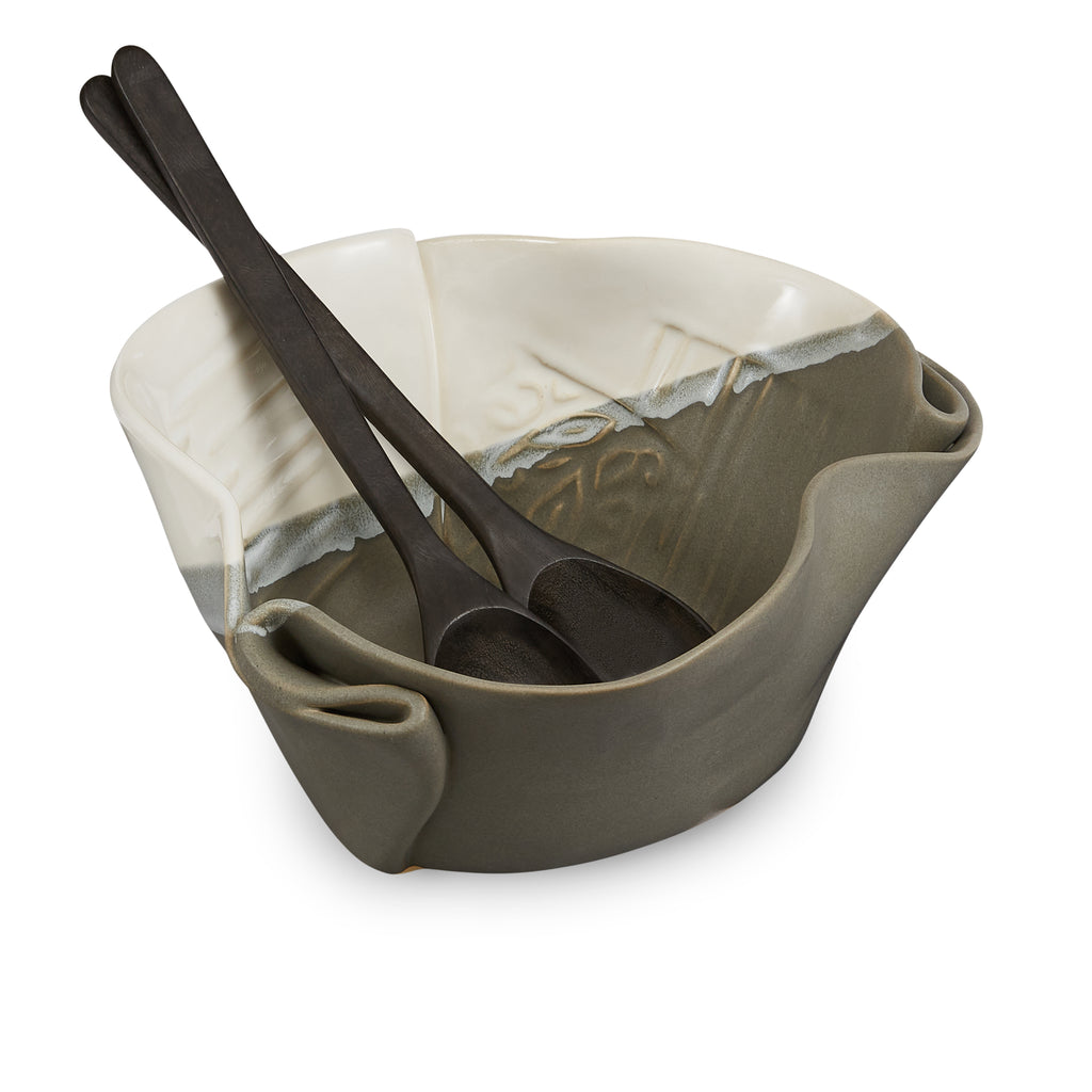 Funky Serving Bowl - Gray