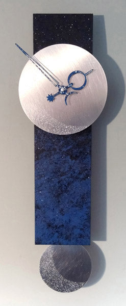 Narrow Moon Pendulum Clock