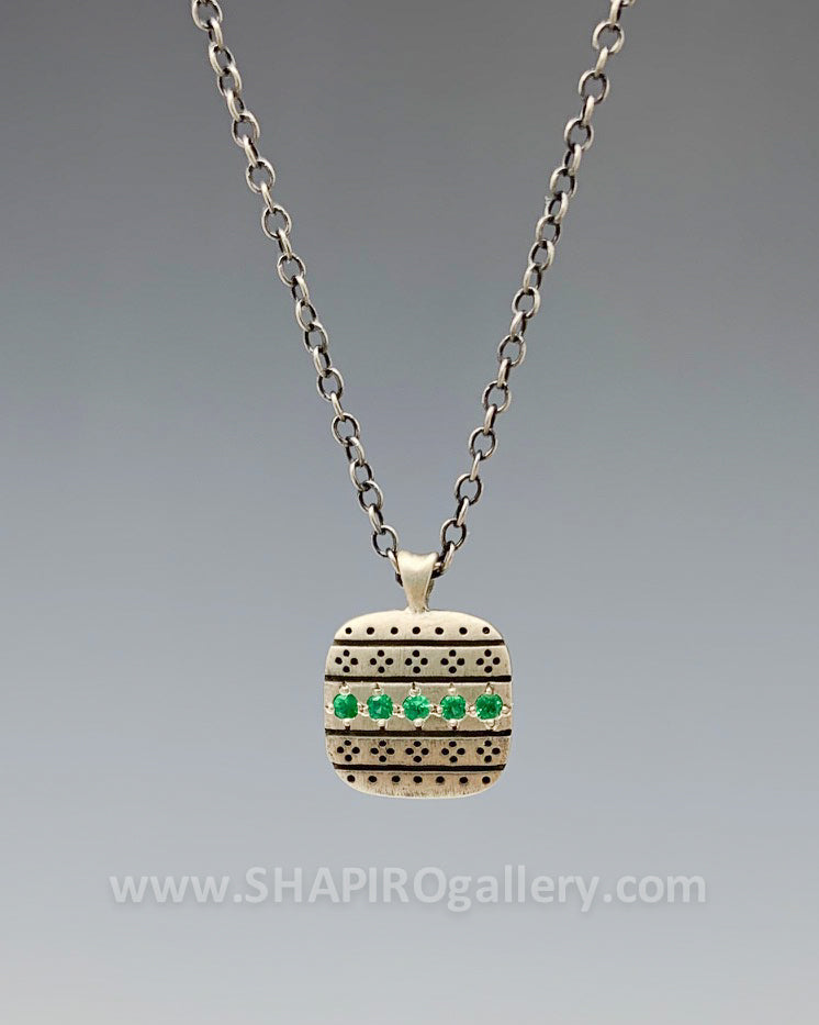 Emerald Square Nomad Necklace