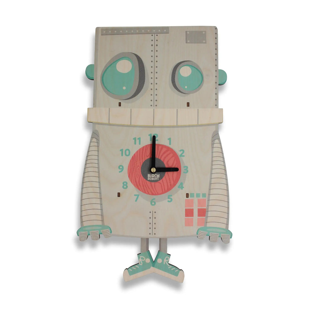 Chuck the Robot Pendulum Wall Clock