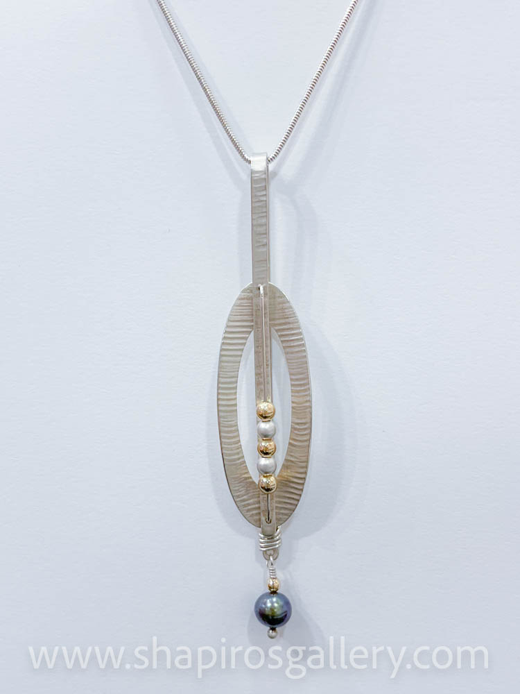 Oval Drop Necklace