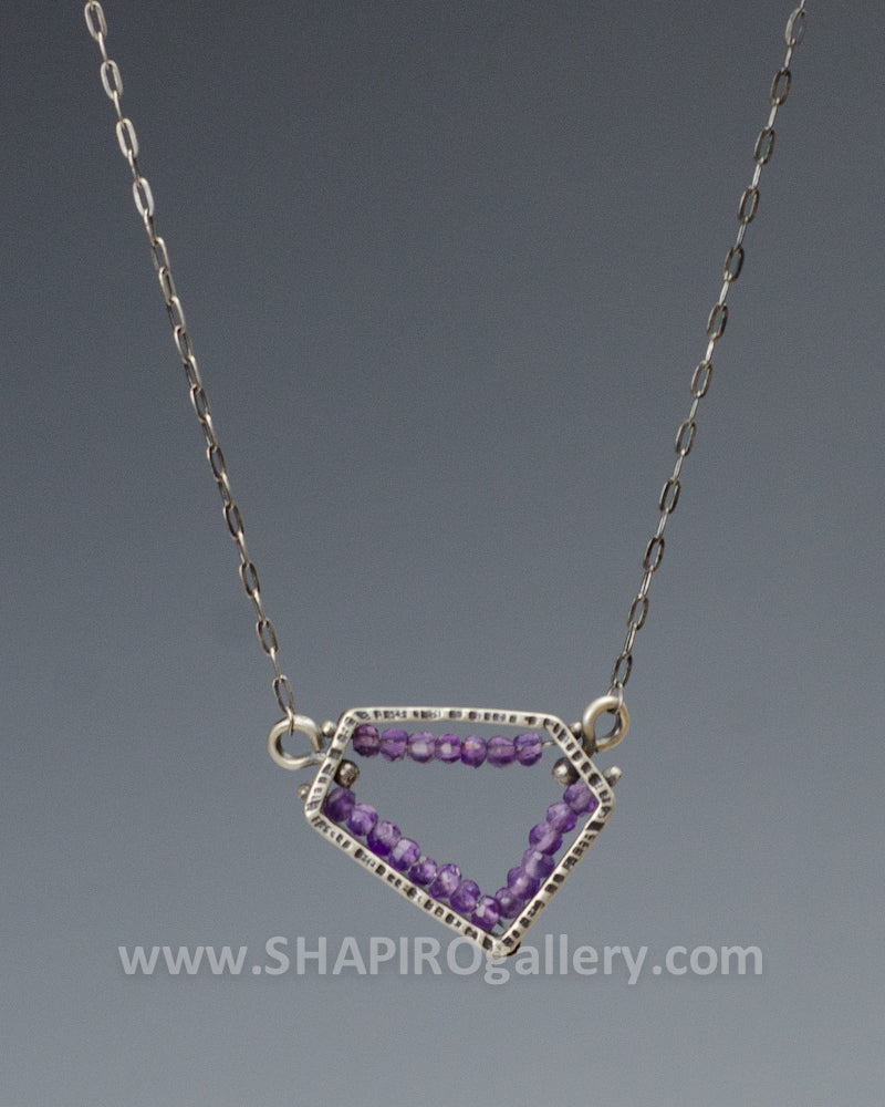 Amethyst Geometric Necklace